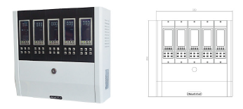 GB-LX07F4分线式四路可燃气体报警控制器